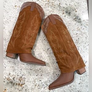 DINGO WOMEN'S “WILD HORSES” TALL WESTERN COWBOY BOOTS